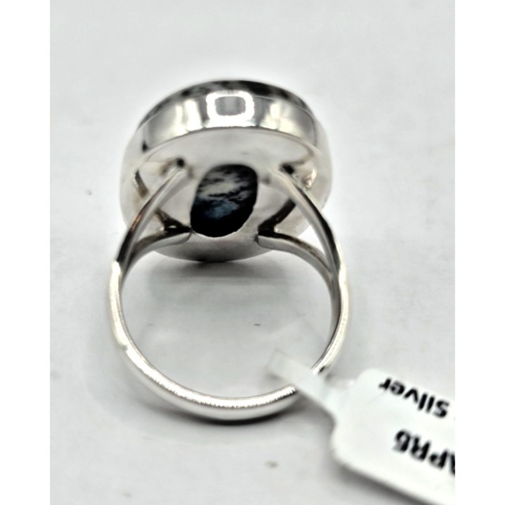 Genuine K2 Jasper Oval Sterling Silver 925 Ring Size 8.5 Handmade Southwest NWT - Picture 8 of 12